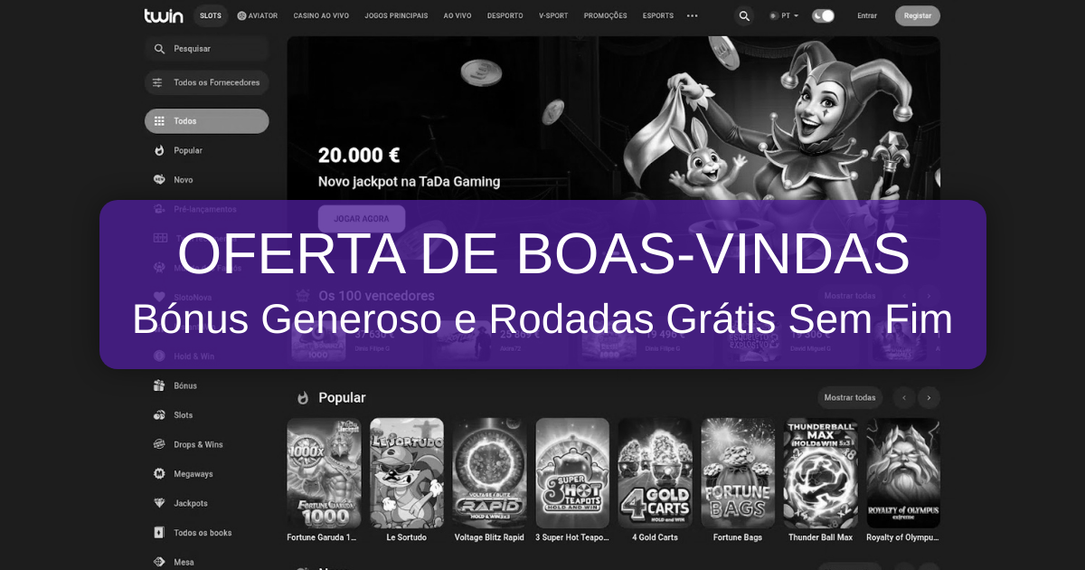 Twin Casino - Site Oficial em Portugal